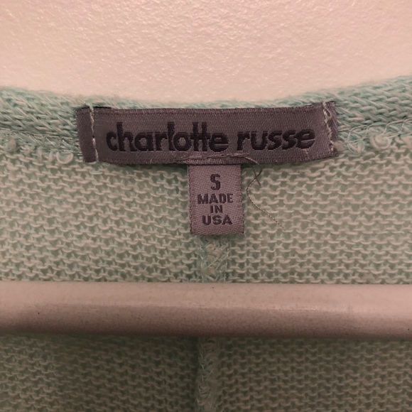 Charlotte Russe turquoise sweater - Picture 3 of 3